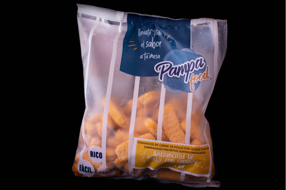Bastoncitos de pollo con cheddar